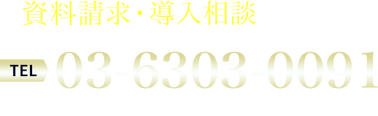 電話での導入相談はコチラ TEL03-6303-0091